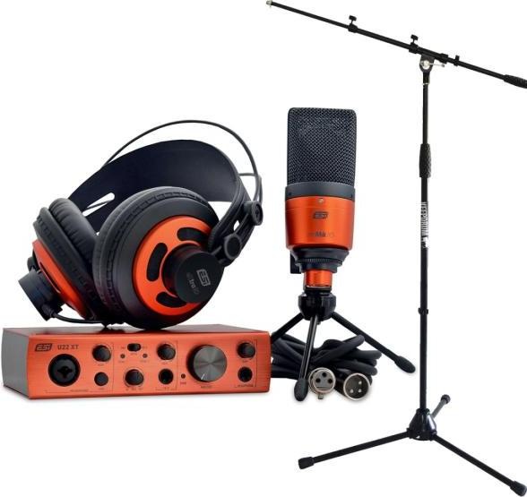 Produktbild ESI U22 XT CosMik Set Recording mit Mikrofonständer (USB, 6.3mm Klinke (Jack))