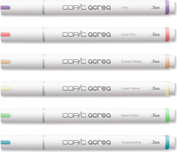Actual product image Copic Marker acrea Set Light (6x)