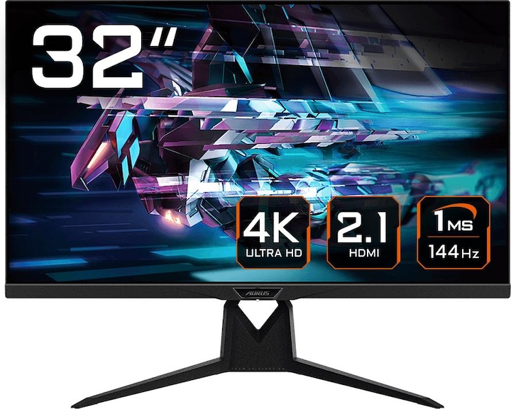 Actual product image Gigabyte Aorus FI32U (3840 x 2160 Pixels, 31.50")