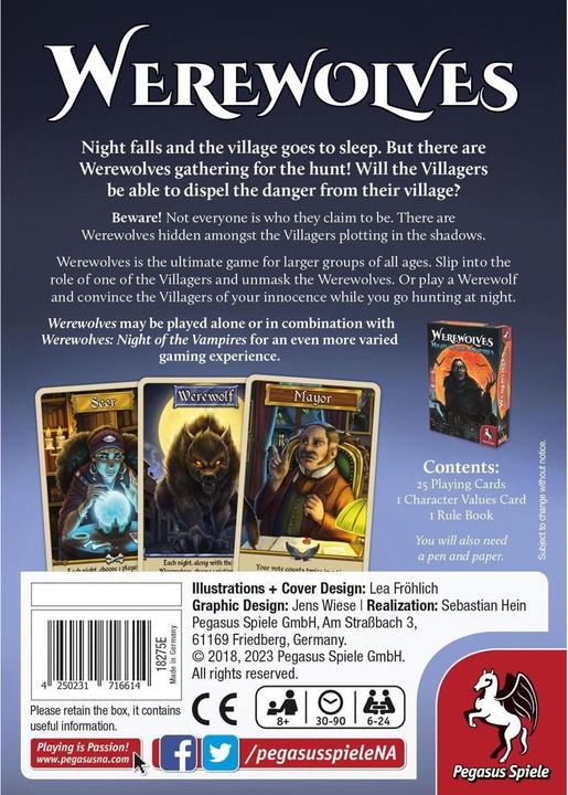 Produktbild Pegasus Werewolves (Englisch)
