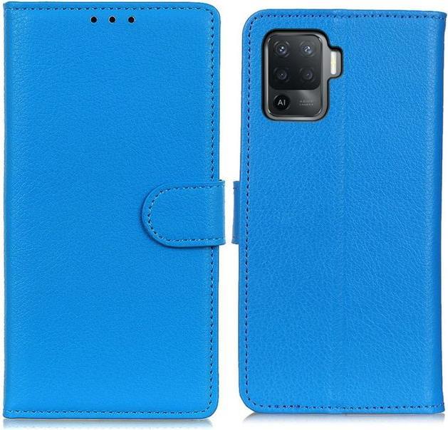 Actual product image MU Classic Litchi Leather Bookcover Series (Oppo A94)