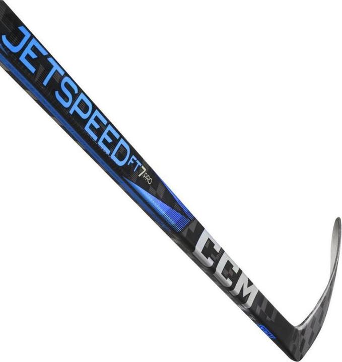 Produktbild CCM JetSpeed FT7 PRO JR Custom Colors Hockey Composite Schläger (JR 50 Flex, Rechts, 28, Chrom) (Rechts)