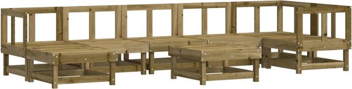 Immagine prodotto VidaXL 8-tlg. Garten-Lounge-Set Kiefernholz Imprägniert,Material