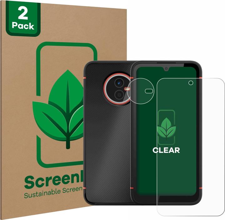 Produktbild ScreenLeaf Schutzfolie nachhaltiger Displayschutz Displayschutzfolie Folie Klar Transparent (2 Stück, Gigaset GX4)