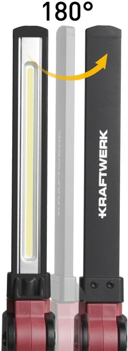 Productafbeelding Kraftwerk Oplaadbare lamp 2 x LED handlamp Slimlight 700, 3,7 (700 lm)