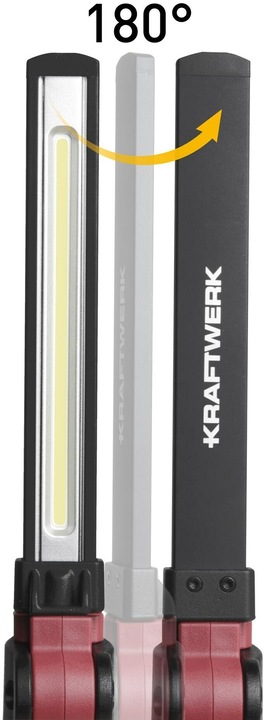 Immagine prodotto Kraftwerk Lampada ricaricabile 2 x lampada manuale a LED Slimlight 700, 3,7 (700 lm)