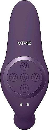 Produktbild Shots Kata - Pulse Wave & Vibrating Double Penetration Vibrator - Purple