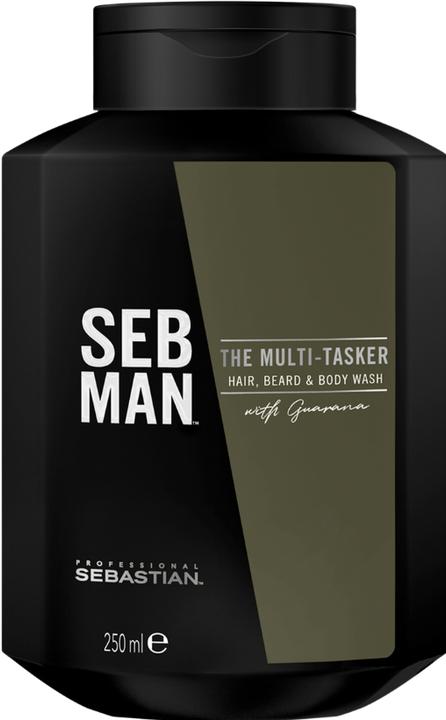 Produktbild Sebastian The Multitasker - Hair, Beard & Body Wash (250 ml, Flüssiges Shampoo)