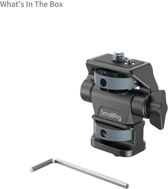 Image du produit SmallRig 4886 Support de moniteur réglable en inclinaison et en pivotement avec 20 vis 1/4