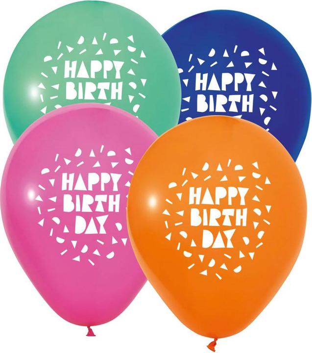 Produktbild Globos Europe Luftballons Happy Birthday bunt Mix (8x)