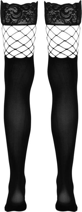 Actual product image Cottelli Collection Stockings with mesh detail (S, M)