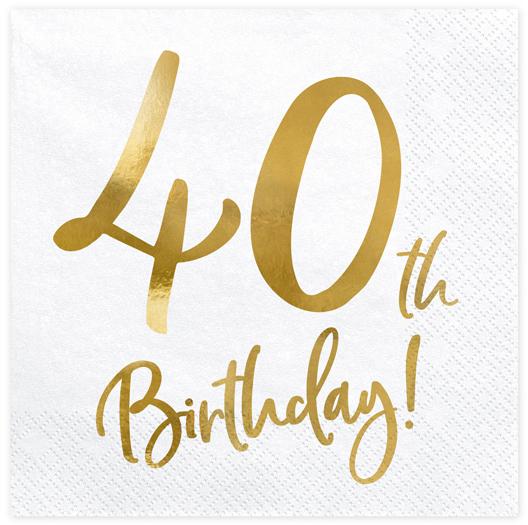 White with gold print