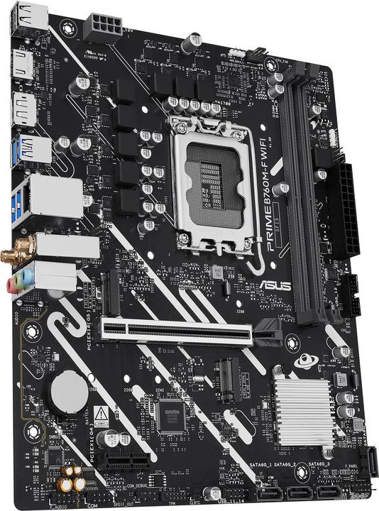 Productafbeelding ASUS MB PRIME B760M-F WIFI (LGA 1700, Intel B760, Micro ATX (mATX))