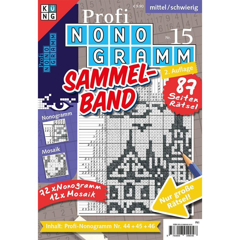Profi-Nonogramm 3er-Band Nr. 15, Ratgeber