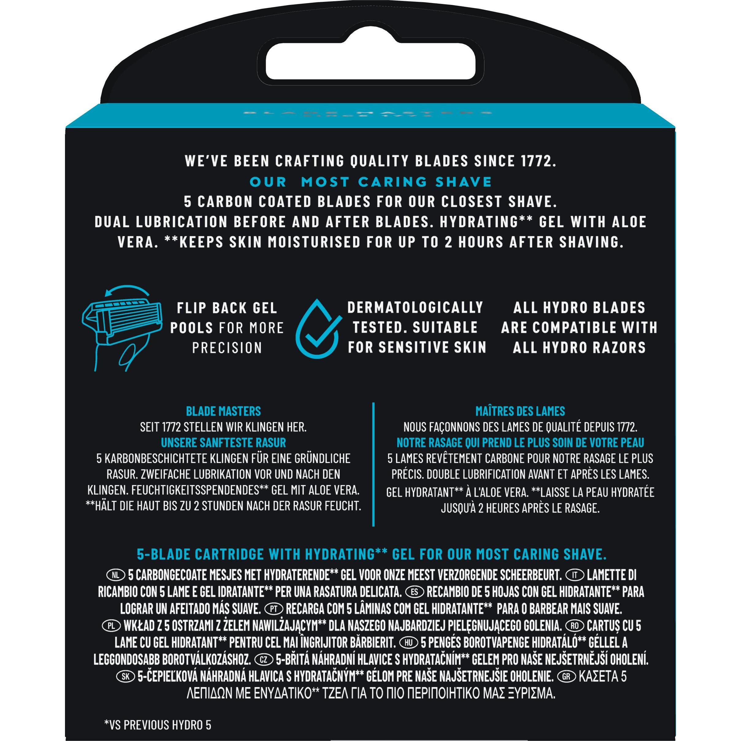 Wilkinson, Lametta, Hydro 5 Rasierklingen 12er-Pack für Männer (12x)