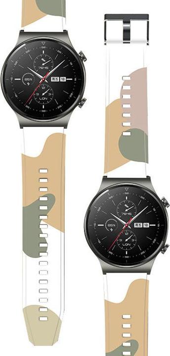 Produktbild Hurtel Armband Moro Band für Huawei Watch GT2 Pro Silikonarmband Camo Uhrenarmband (7) (Kunststoff)