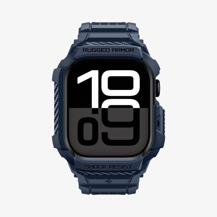Immagine prodotto Spigen - Rugged Armor Pro V2 - Apple Watch 10 42mm / Watch 11 42mm - Navy Blue