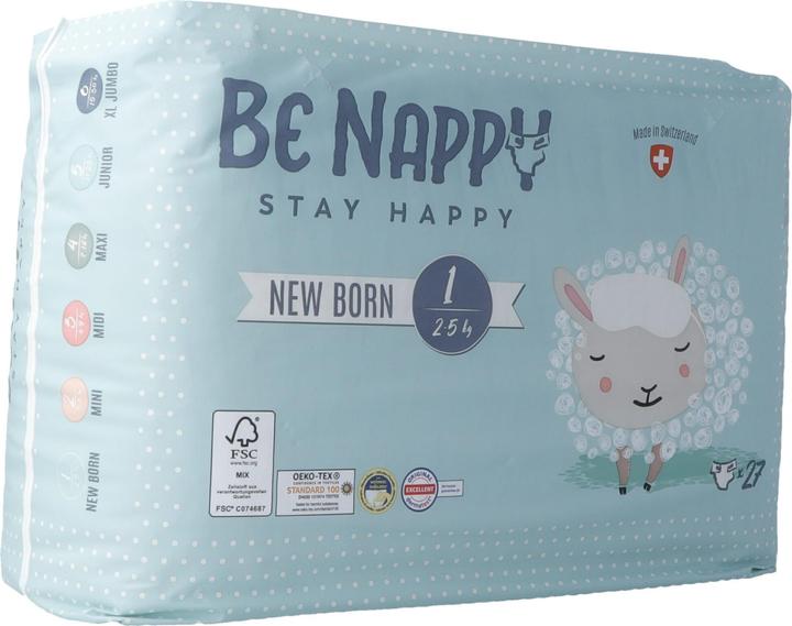Actual product image Be Nappy Nappy (Size 1, 27 Piece)