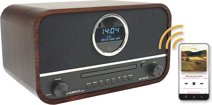 Actual product image Albrecht DR 790 (DAB+, FM, Bluetooth)