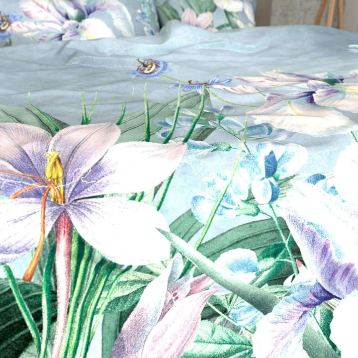 Image du produit Lotus Bettwaren Création Literie Satin Iris (Taie d'oreiller, 50 x 70 cm)