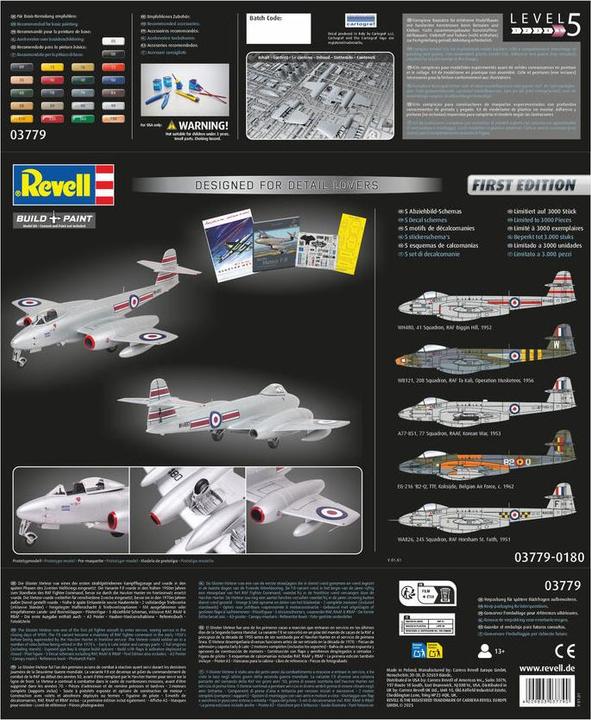 Produktbild Revell Gloster Meteor F.8/FR.9 - First Edition