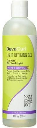 Immagine prodotto DevaCurl Light Defining GEL Soft Hold No Crunch Hair Styler 355ml (Gel per capelli, 355 ml)