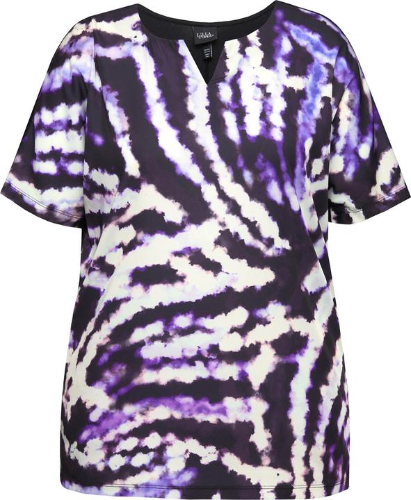 Immagine prodotto Ulla Popken Maglia con design batik, scollo a tunica e mezze maniche (42, 44)