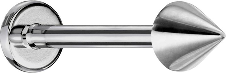 Produktbild Star Piercing Steriles Micro Labret silber mit Cone (ohne Messing, Titan G23)