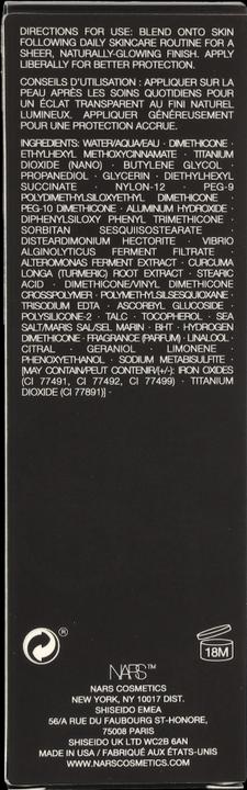 Actual product image NARS Cosmetics Pure Radiant Tinted Moisturizer (Greenland)