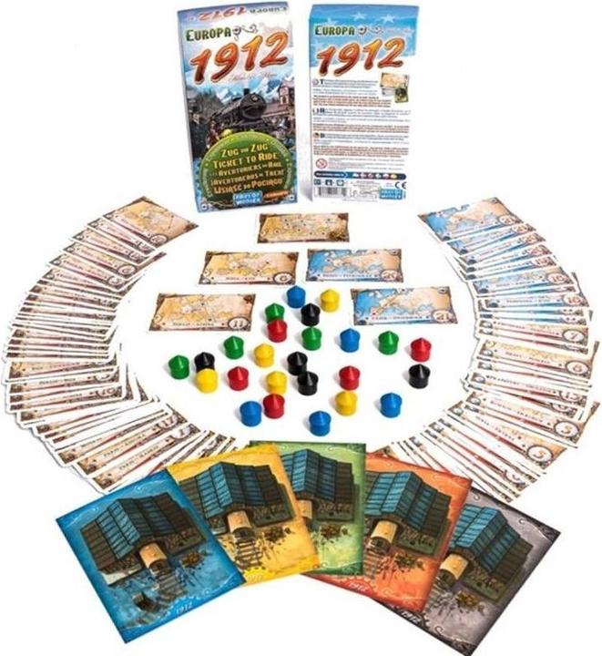 Image du produit Asmodée Billet pour Ride Europe 1912 (Allemand, Français, Anglais)