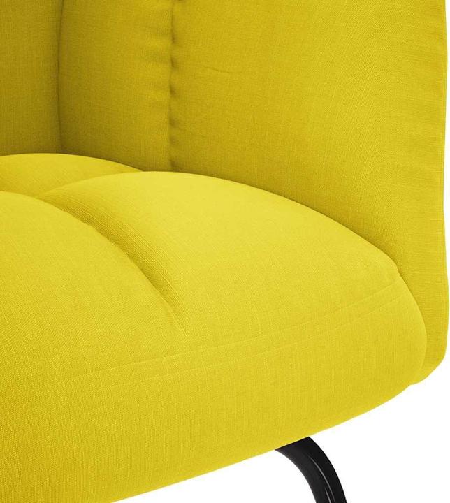 Actual product image vidaXL Schaukelstuhl mit Fusshocker