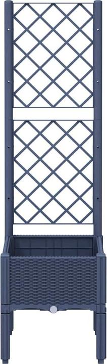 Image du produit vidaXL Bac à plantes avec treillis PP