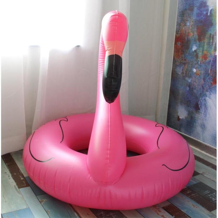 Actual product image Cover-Discount Floating Flamingo Lounge Inflatable Air Mattress (120cm)