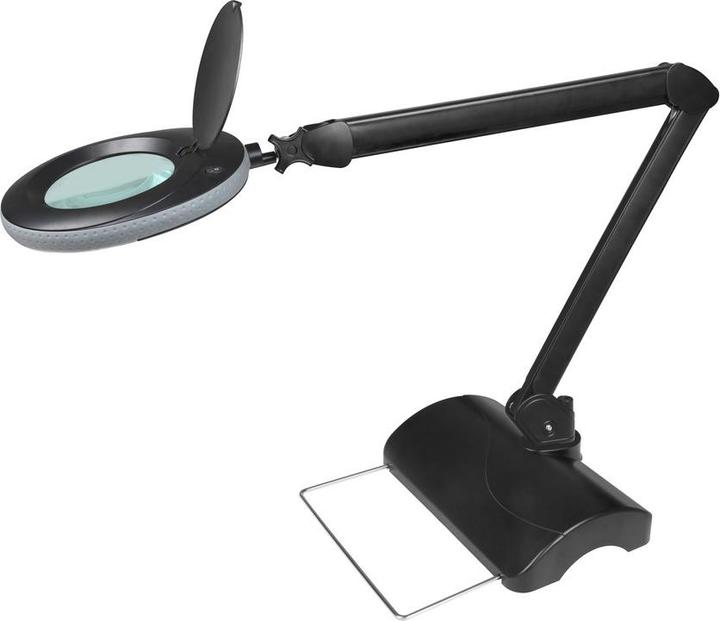 Produktbild Lumeno LED Lupenleuchte 721X-MKIII, inkl. Tischstativ, 8 Dioptrien, schwarz (950 lm)