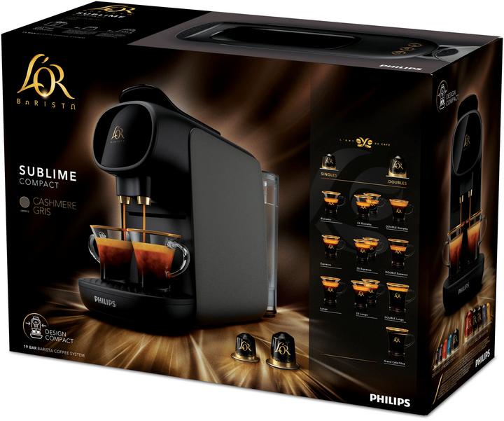 Produktbild Philips LOR Barista Sublime LM9012/23 Zwart met koffiecups (L'Or Barista)