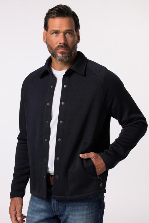 Produktbild JP1880 JP 1880 Hemdjacke, Langarm, Strickfleece, Kentkragen (6XL)