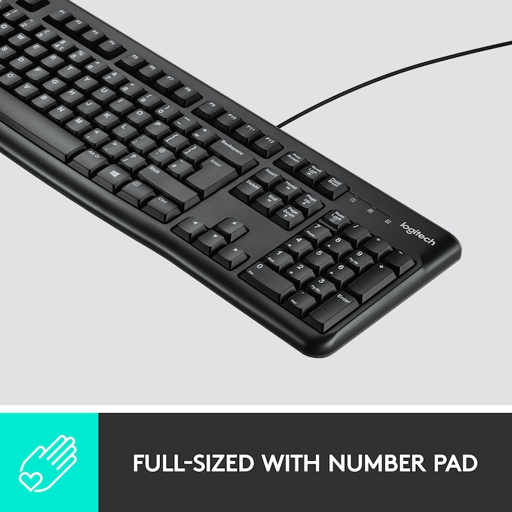 Image du produit Logitech Mk120 (CH, Filaire)