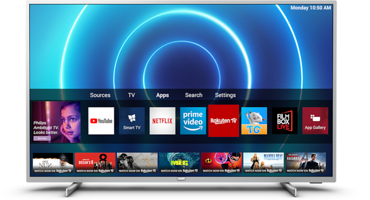 Image du produit Philips 50PUS7555 (50", LED, 4K, 2020)