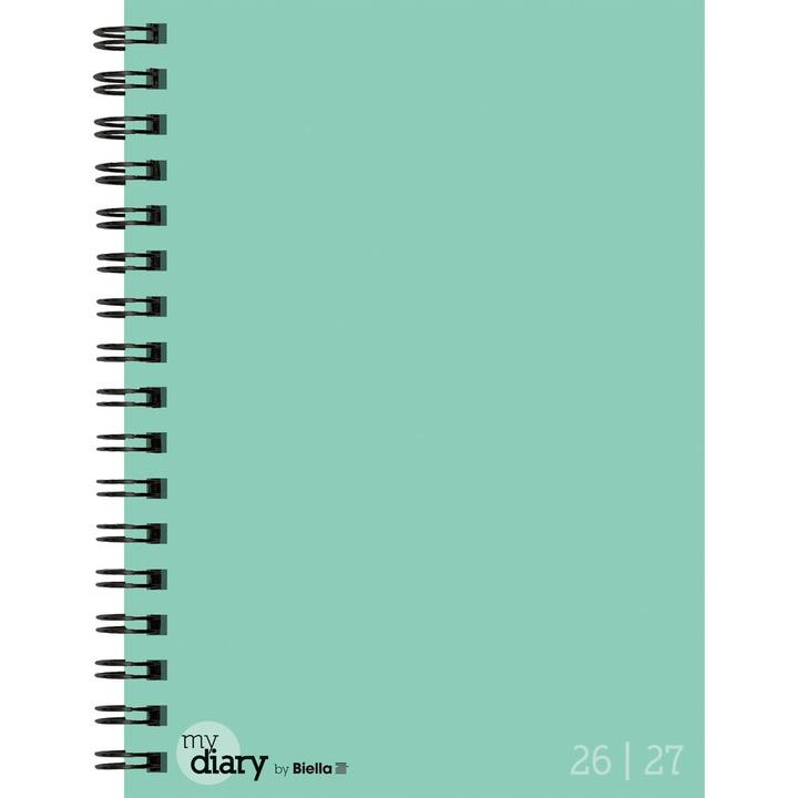 Image du produit Biella Agenda scolaire mydiary Wire-O (12 x 16,5 cm, 1 semaine / 2 pages)