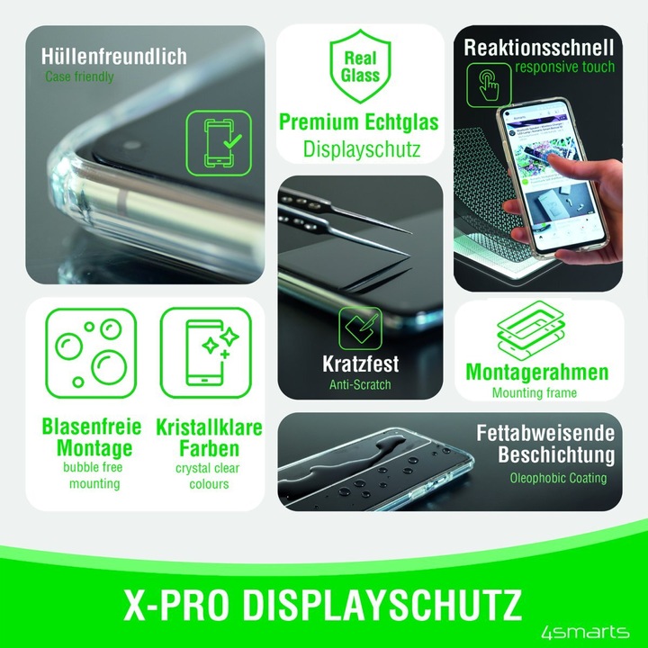 Produktbild 4smarts X-Pro Clear Glass (1 Stück)