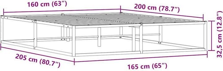 Image du produit vidaXL Bettgestell (160 x 200 cm)