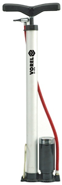 Produktbild Vorel Fahrrad Standpumpe inkl. 10 Bar Manometer Luftpumpe