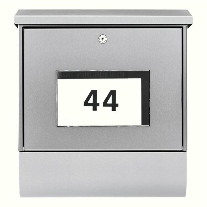 Produktbild Burg Wächter Solar-Briefkasten-Set MALAGA 4400 Ni