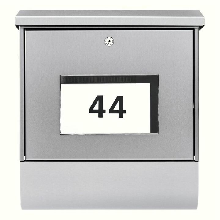 Produktbild Burg Wächter Solar-Briefkasten-Set MALAGA 4400 Ni