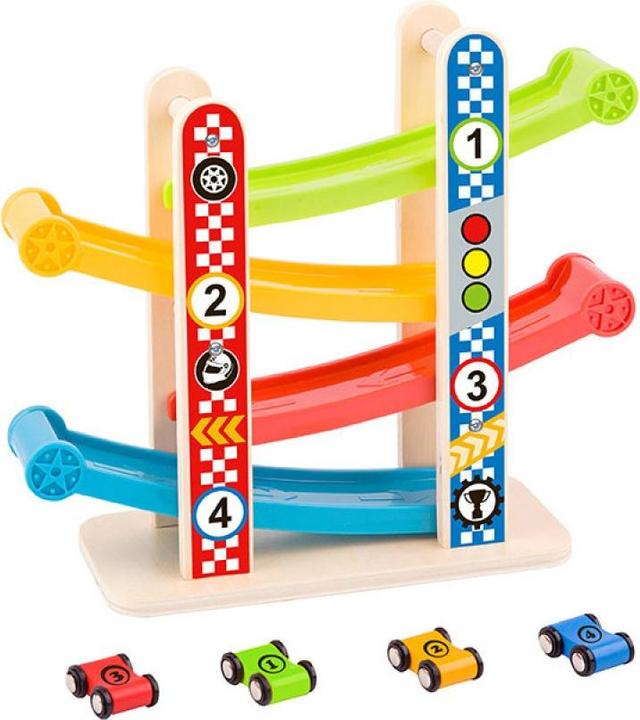 Tooky Toy Wooden Tower Racecourse TY840 small
