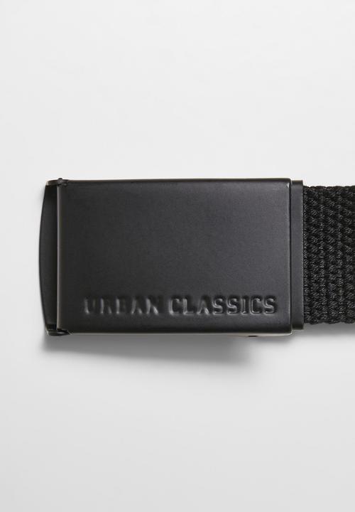 Produktbild Urban Classics Canvas Belt Kids 2-Pack (One Size)
