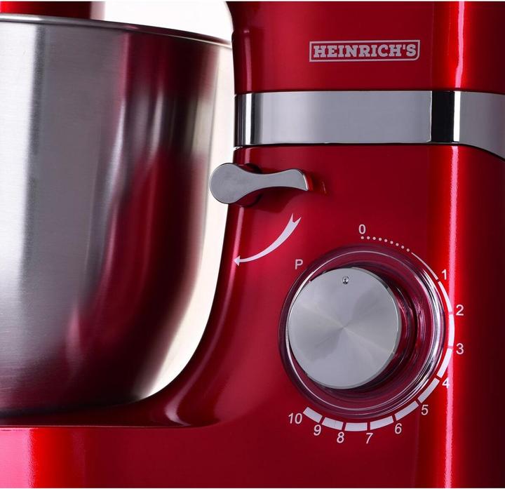 Actual product image Heinrich's HEINRICH S HKM 6278 red Food Processor (1300 W)