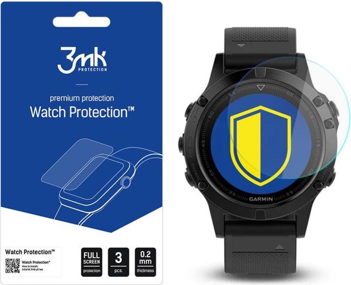 Produktbild 3MK hybrid glass Watch Protection FG for Garmin Fenix 5 47 mm