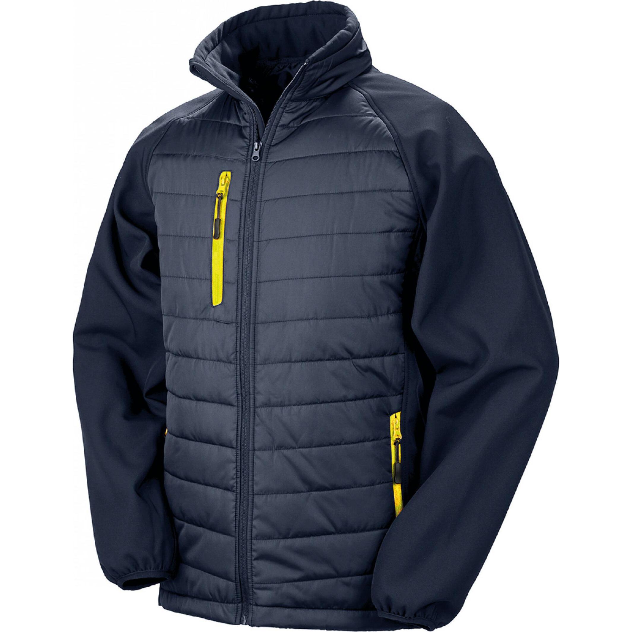 Regatta, Herren, Jacke, Softshell Black Compass Softshell (XS), Gelb, XS