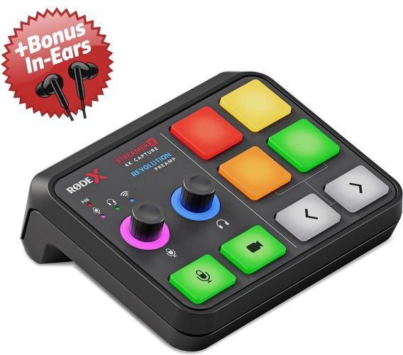 RØDE X Streamer X Videoaufnahme-Interface + Bonus In-Ear Kopfhörer
